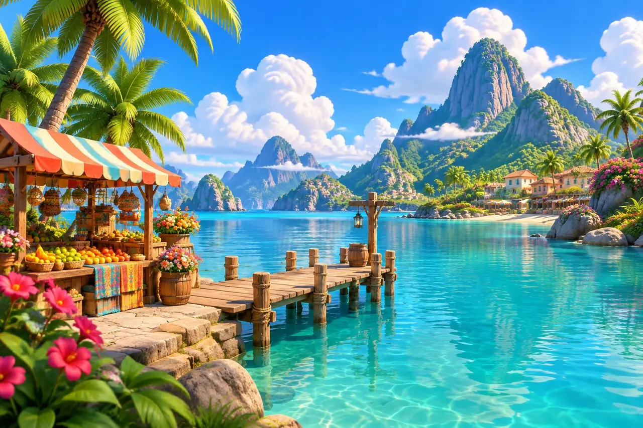 Language Lagoon scenery