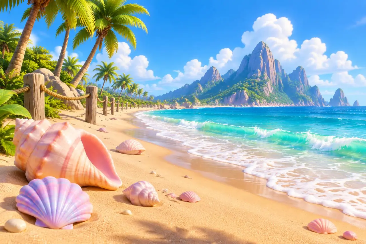 Echo Beach scenery